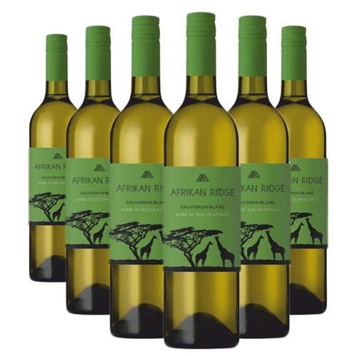 Case of 6 Afrikan Ridge Sauvignon Blanc 75cl White Wine